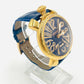GaGa Milano Men Watch Manuale Blue Leather Gold