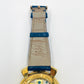 GaGa Milano Men Watch Manuale Blue Leather Gold
