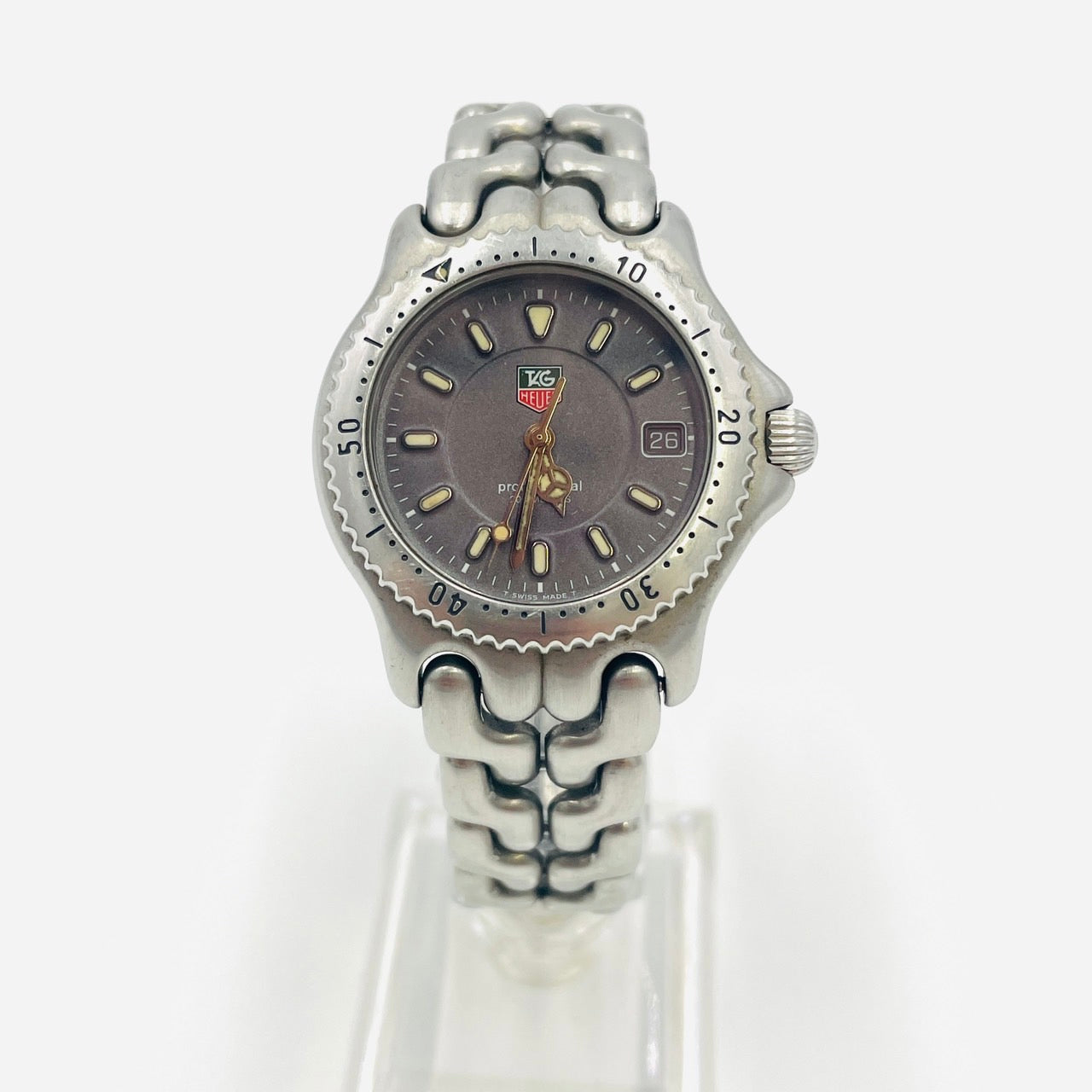 TAG HEUER Men Watch WG1213-kO Q32932 QZ Gray Silver