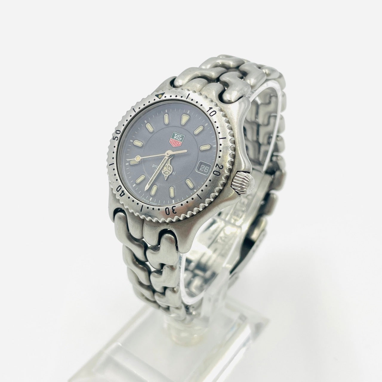 TAG HEUER Men Watch WG1213-kO Q32932 QZ Gray Silver