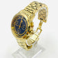 TORYBURCH Women Chronograph Date QZ Gold Blue
