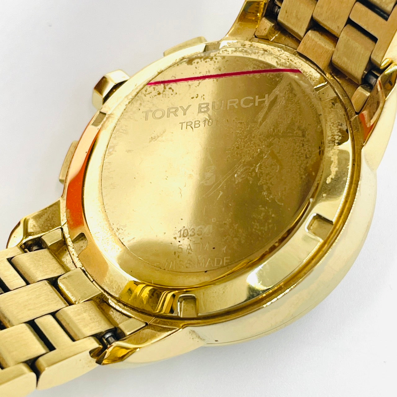 TORYBURCH Women Chronograph Date QZ Gold Blue