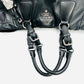 PRADA Tote Bag 2way Leather Black