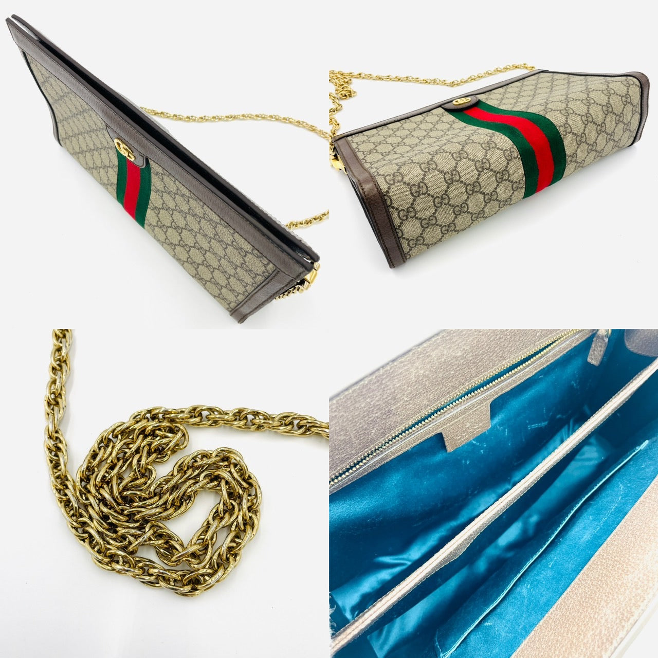 GUCCI Ophidia GG Supreme Chain Shoulder Bag