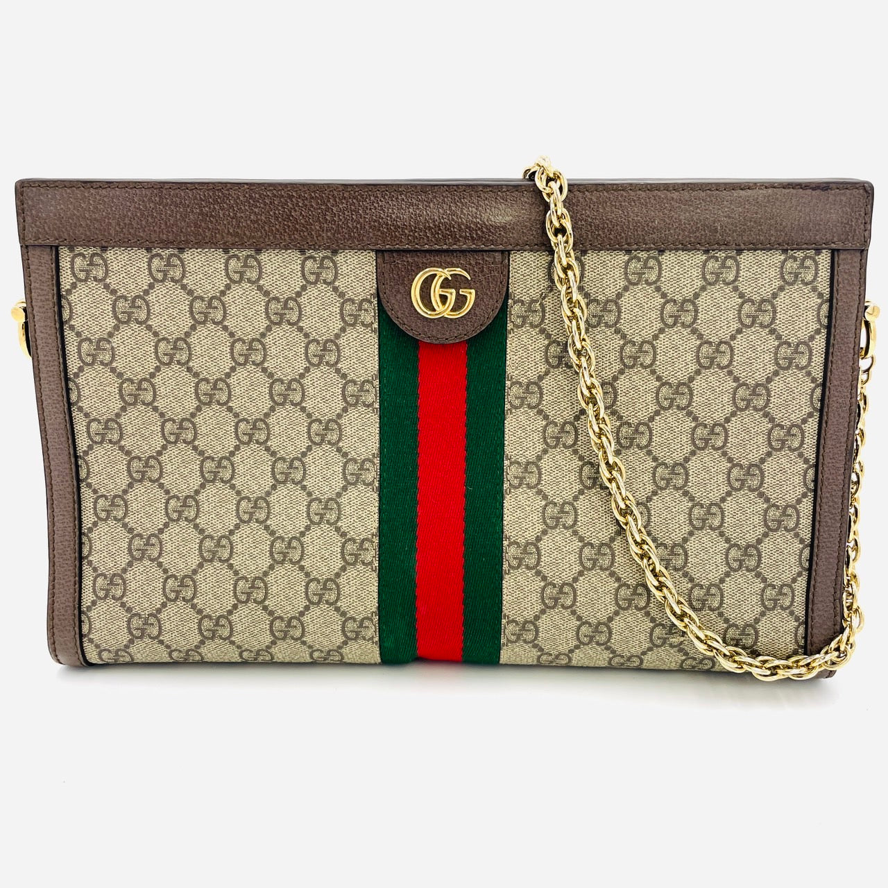 GUCCI Ophidia GG Supreme Chain Shoulder Bag