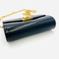 Salvatore Ferragamo Gancini Black Chain Leather Shoulder Bag
