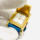 HERMES Medor Women Watch Leather Blue QZ