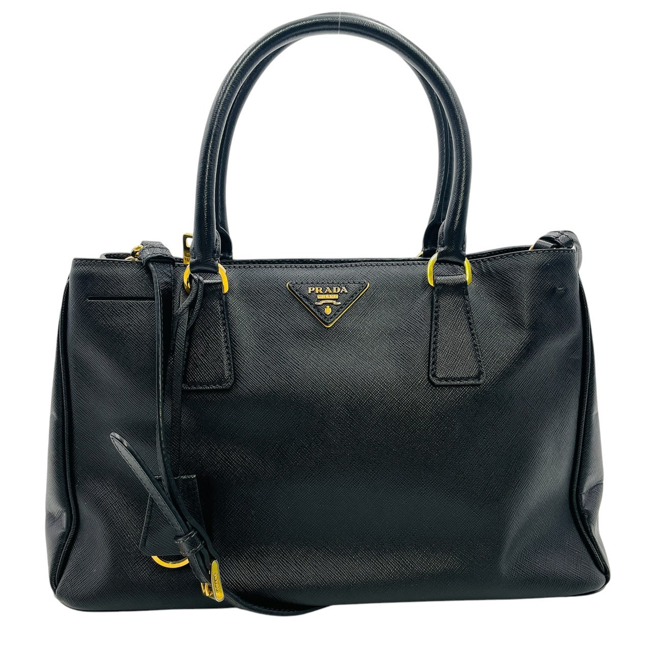 PRADA Black SAFFIANO LUX Shoulder Bag