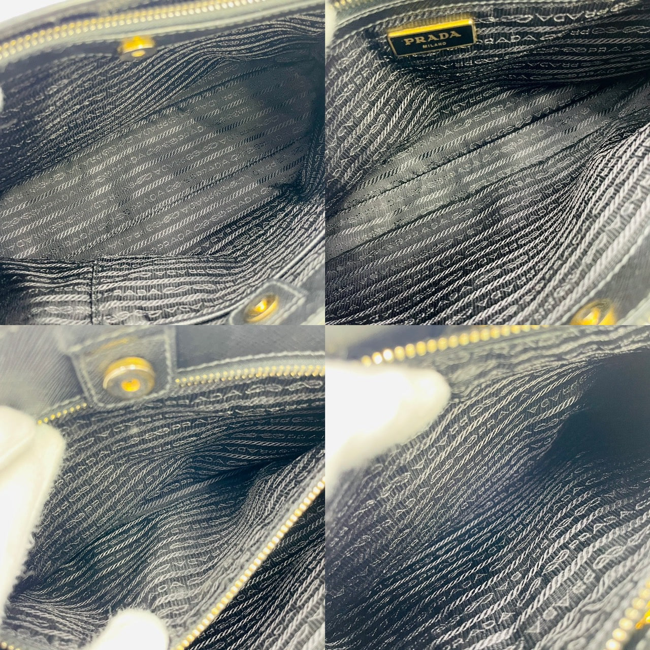 PRADA Black SAFFIANO LUX Shoulder Bag