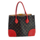 LOUIS VUITTON Monogram Flandrin Shoulder Bag Red