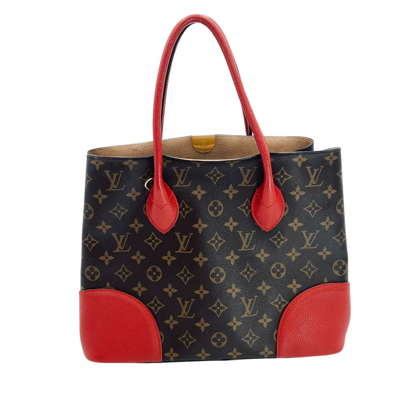 LOUIS VUITTON Monogram Flandrin Shoulder Bag Red