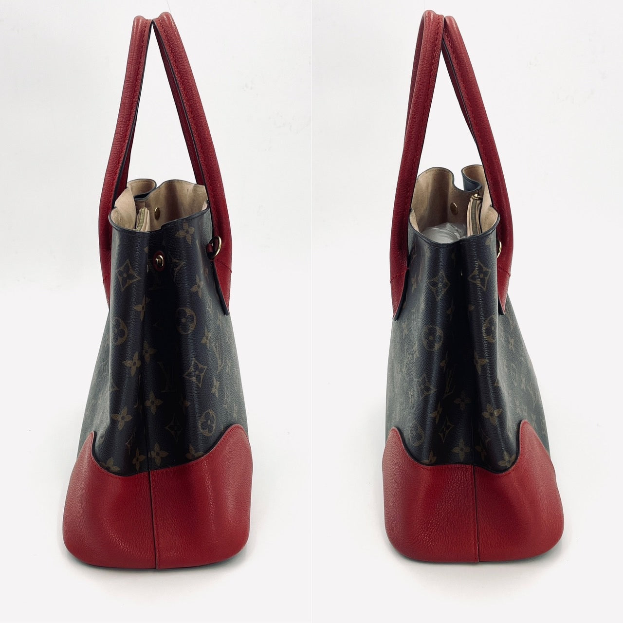 LOUIS VUITTON Monogram Flandrin Shoulder Bag Red