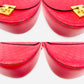 GUCCI Shoulder Bag Leather Red