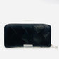 BOTTEGA VENETA Intrecciato Men Long Wallet Black Leather