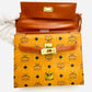 MCM Brown Vitocess Hand Bag
