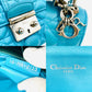 Christian Dior Cannage New Lock Leather Chain Shoulder Bag