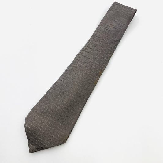 HERMES Tie Gray 100% silk