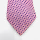 HERMES Tie Pink 100% silk