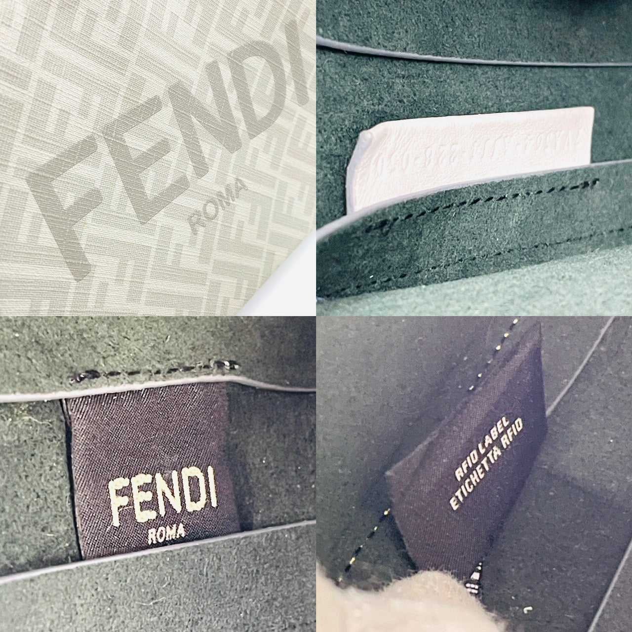 FENDI Zucca Clutch Bag