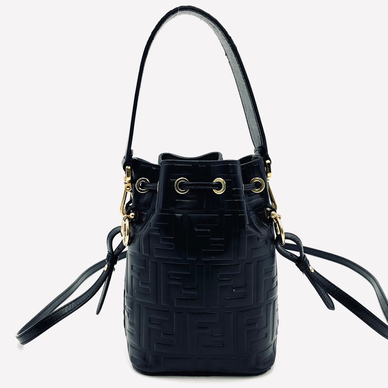 FENDI Montresor Mini Black 2 Way Shoulder Bag