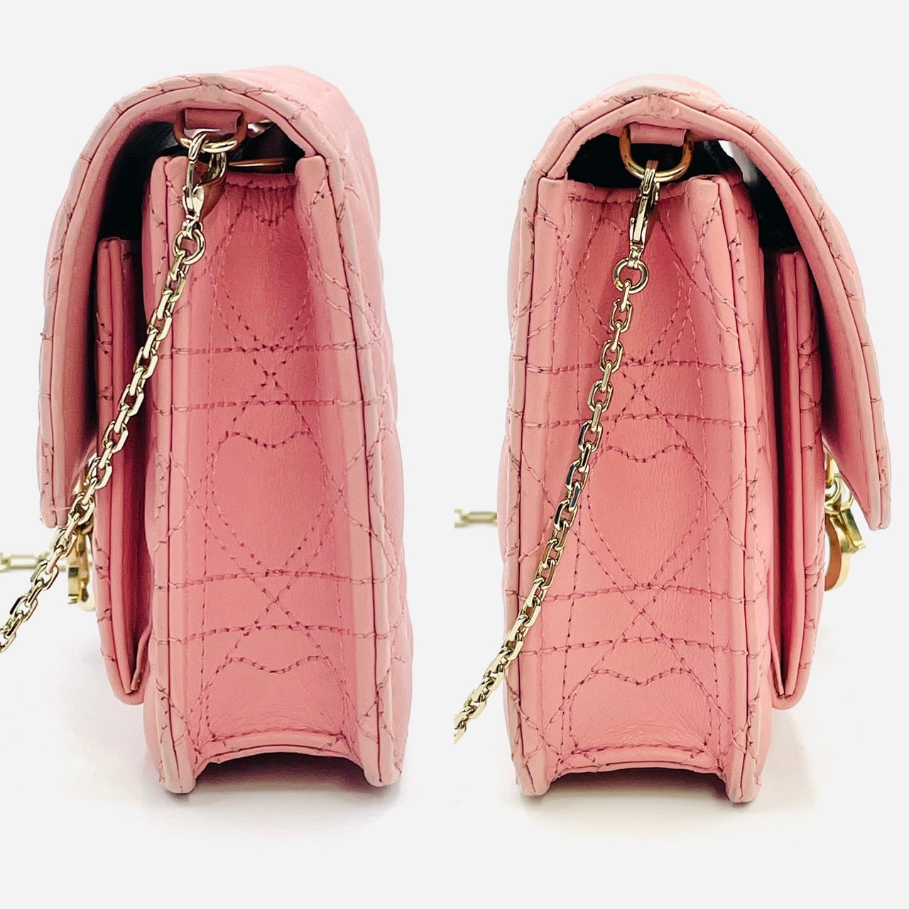 Christian Dior Leather Pink WOC