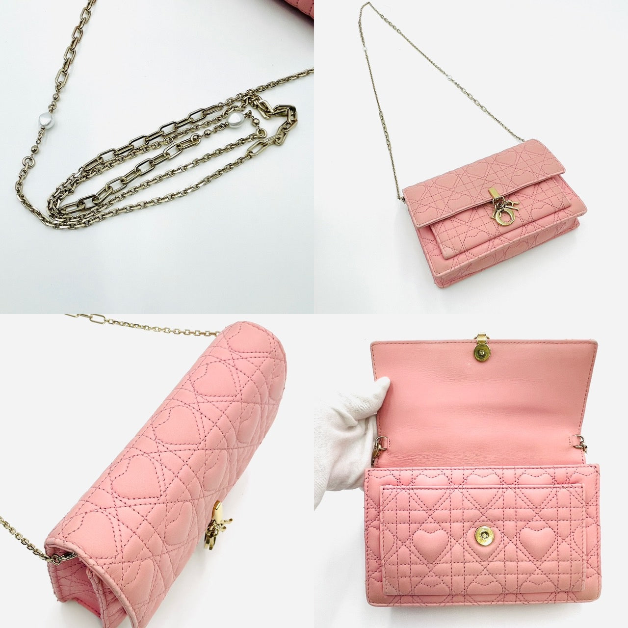 Christian Dior Leather Pink WOC