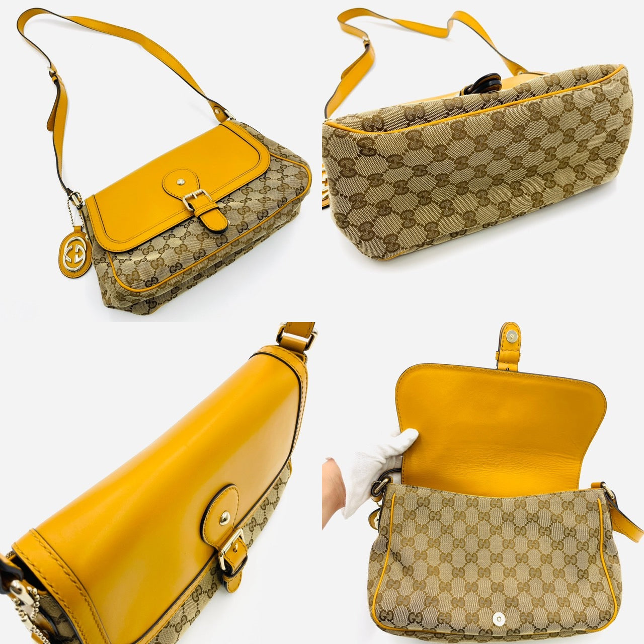 GUCCI Sukie Messenger Leather Shoulder