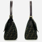 FENDI Zucca Pattern Mamma Bucket Shoulder Bag Canvas Brown Logo
