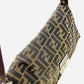 FENDI Zucca Pattern Mamma Bucket Shoulder Bag Canvas Brown Logo