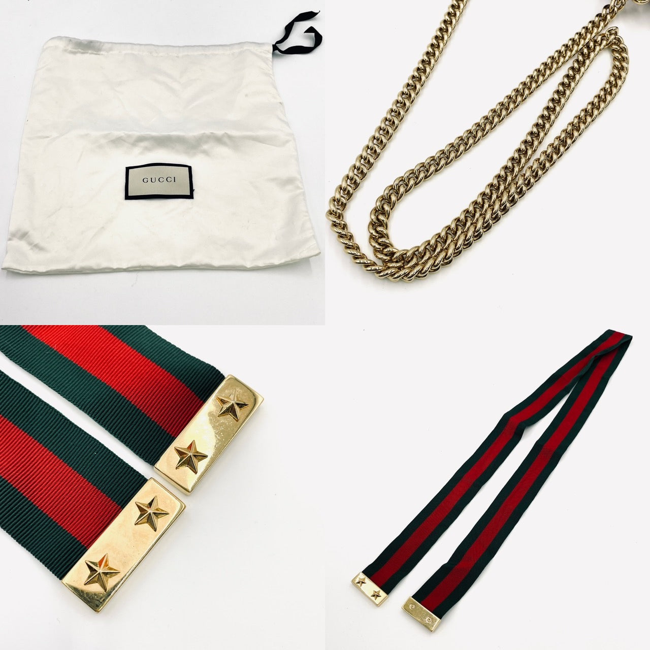 GUCCI Sylvie Mini Chain Shoulder Bag