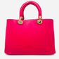 DIOR Diorissimo Leather Pink Handbag