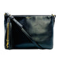 YVES SAINT LAURENT Fringe Shoulder Leather Black Bag