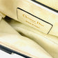 Dior Leather Logo Saddle White Hand Bag