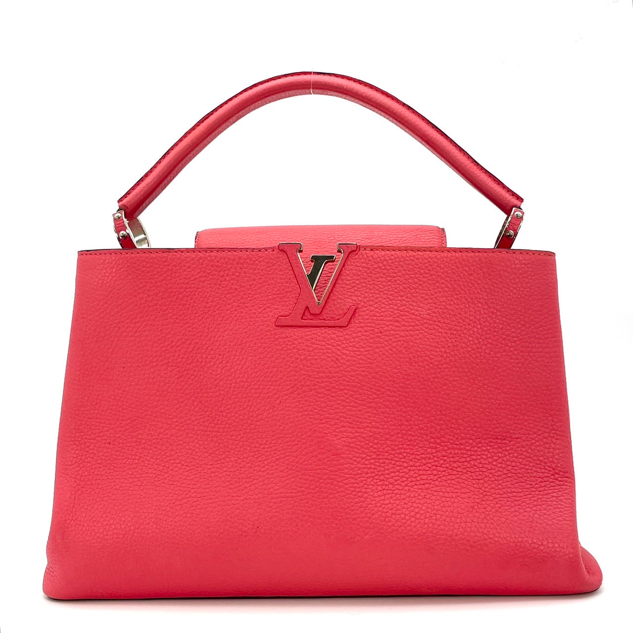 LOUIS VUITTON Capucine MM Handbag Pink