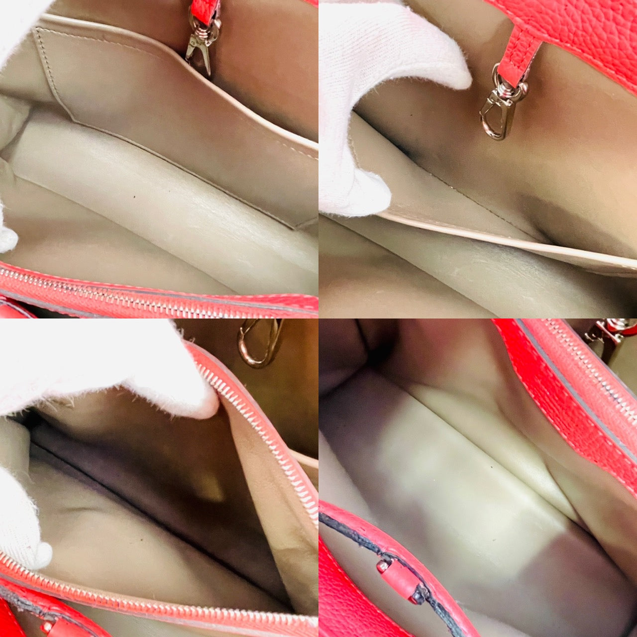 LOUIS VUITTON Capucine MM Handbag Pink
