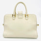 YVES SAINT LAURENT White Baby Cabas 2 Way Bag