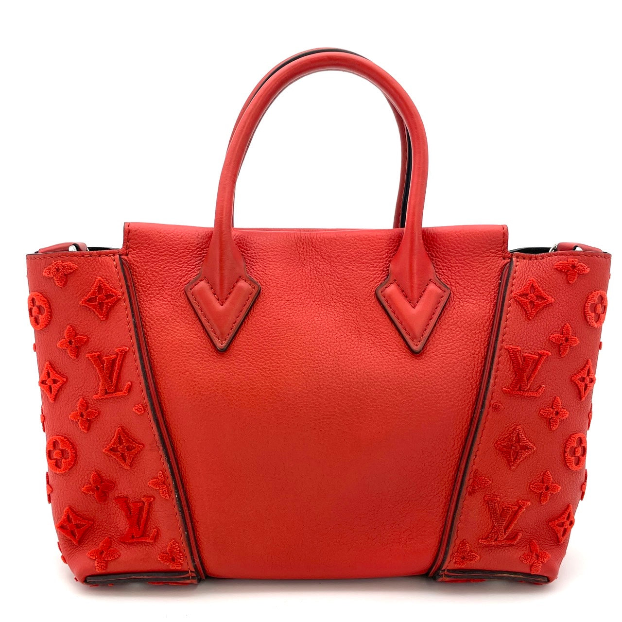 LOUIS VUITTON Vereur 2 Way Tote Red