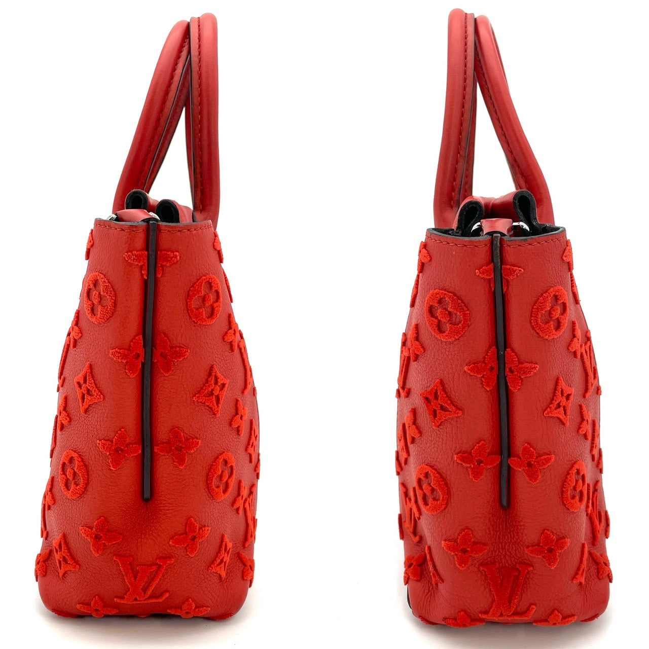 LOUIS VUITTON Vereur 2 Way Tote Red