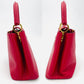 LOUIS VUITTON Capucine PM Handbag Red