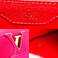LOUIS VUITTON Capucine PM Handbag Red
