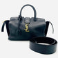 YVES SAINT LAURENT Black Downtown Cabas 2 Way Bag