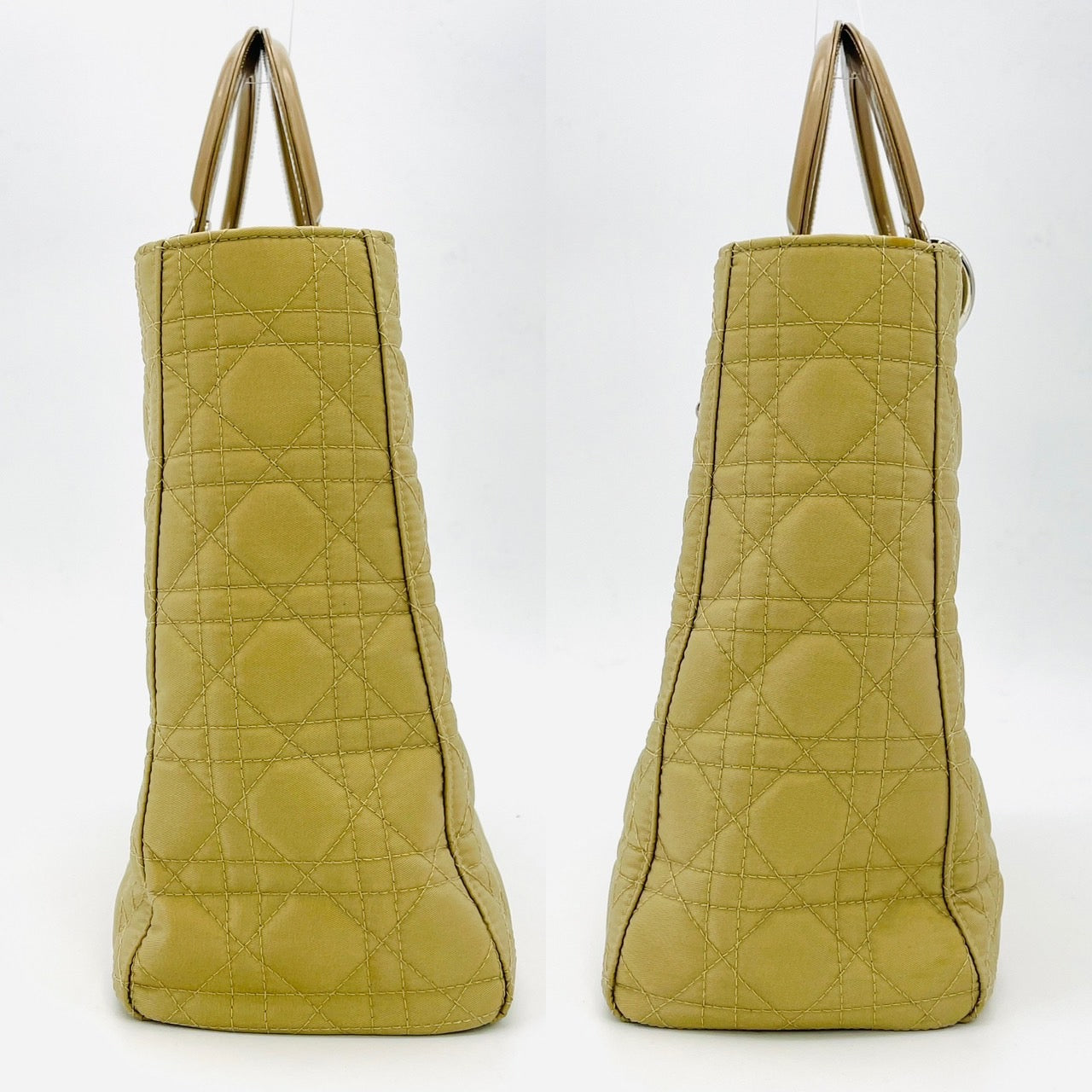 Dior Nylon Beige 2way Lady Dior