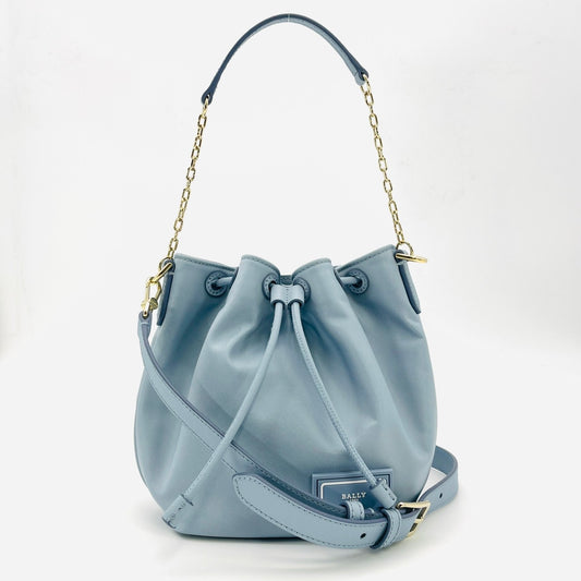 Bally 2 way Blue Nylon Shoulder