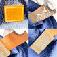 HERMES Travelsilk PM Silk Pouch Navy