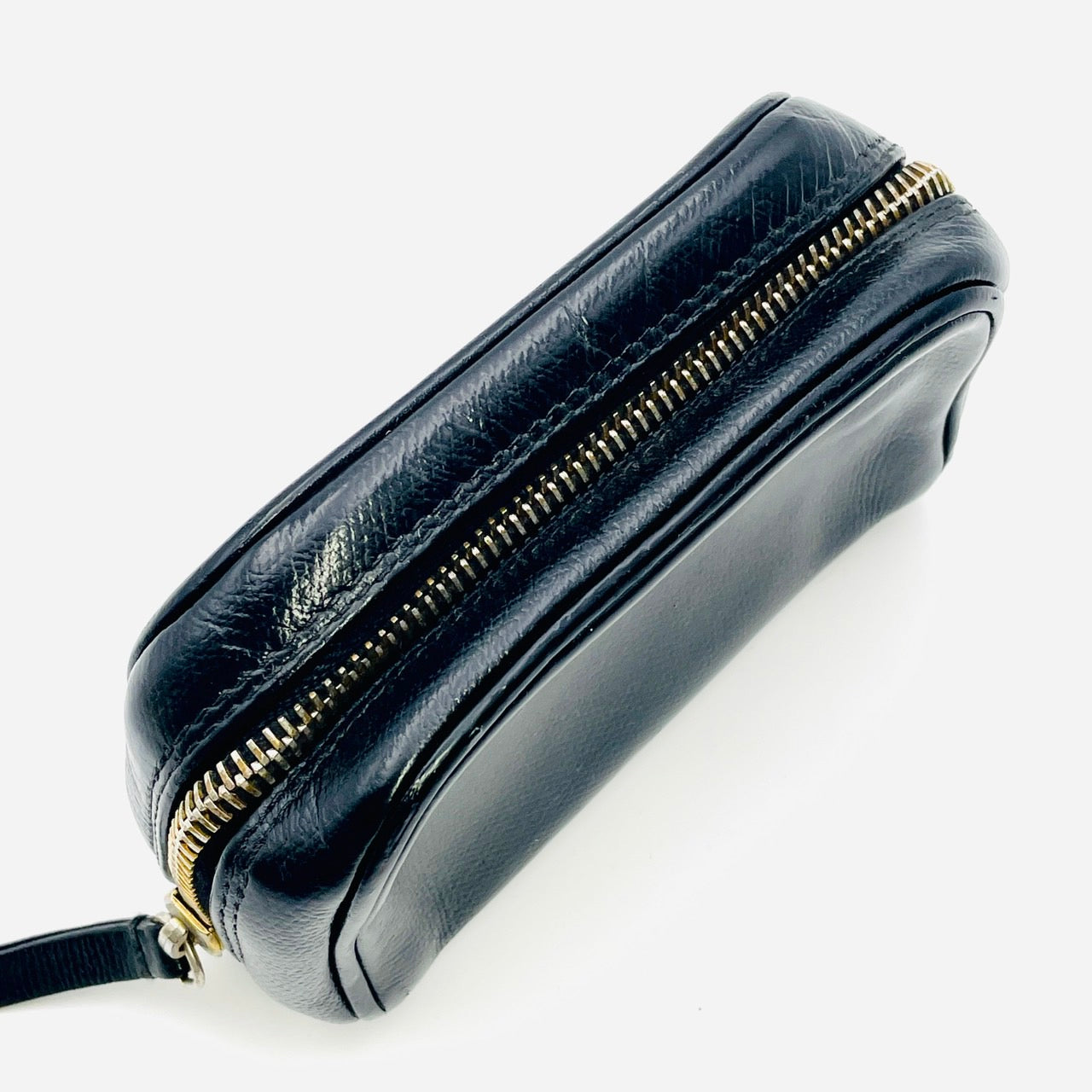 CHANEL CC mark Mini Pouch Patent Leather
