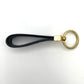 LOUIS VUITTON Black Leather Key Holder