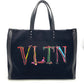 VALENTINO Garavani Canvas Black Tote