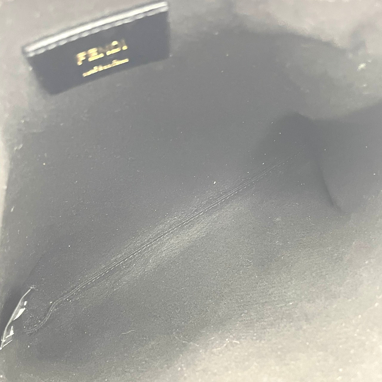 FENDI Shoulder Drawstring Pouch Bag Pink