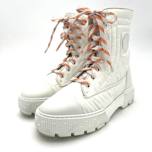 HERMES Fresh Boots White Size 37