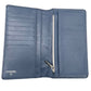 CHANEL Cambon Lamb Skin Long Wallet Navy